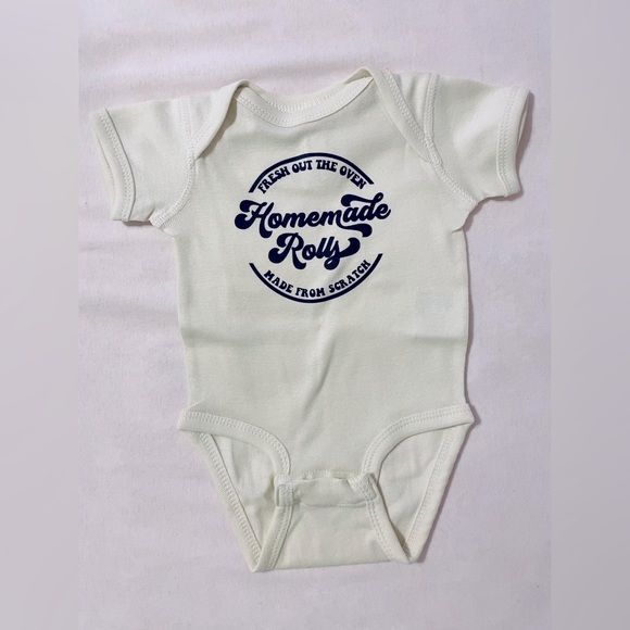 Homemade Rolls Onesie 6 Months - Picture 1 of 2